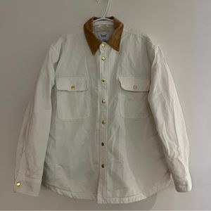 SOLD - TNA Sherpa Lined Twill Jacket